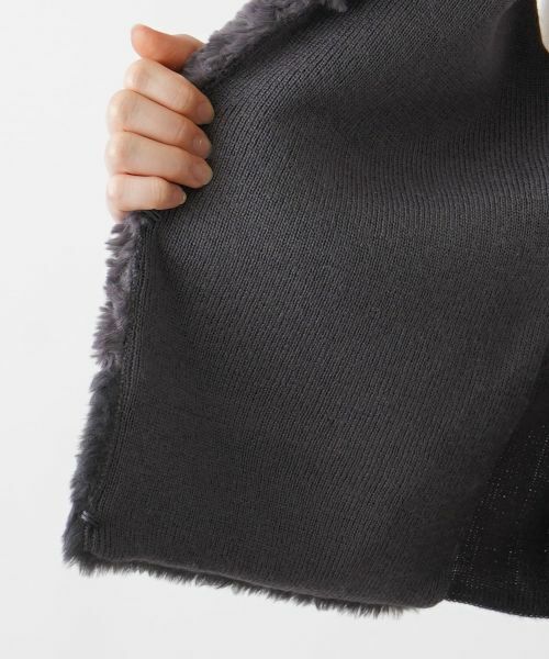 Leilian PLUS HOUSE / レリアンプラスハウス テーラードジャケット | モコモコショート丈ベスト | 詳細13