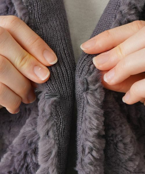 Leilian PLUS HOUSE / レリアンプラスハウス テーラードジャケット | モコモコショート丈ベスト | 詳細9