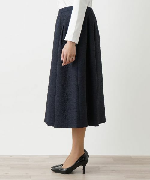 Leilian PLUS HOUSE / レリアンプラスハウス ミニ・ひざ丈スカート | ジャガードスカート | 詳細5