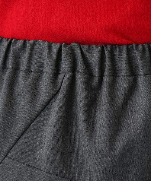 Leilian PLUS HOUSE / レリアンプラスハウス ミニ・ひざ丈スカート | ストライプラップスカート | 詳細11