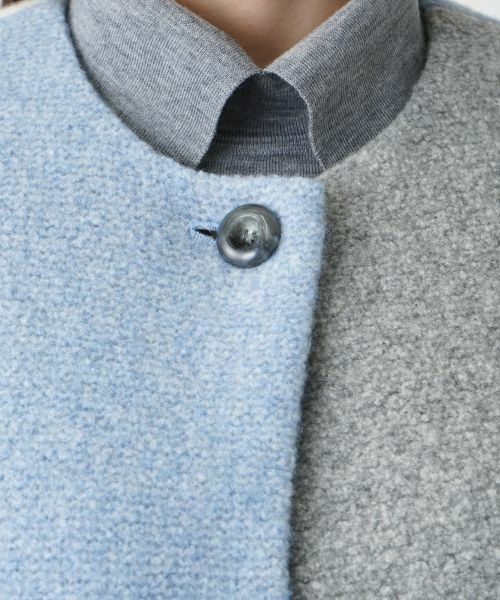 Leilian PLUS HOUSE / レリアンプラスハウス その他アウター | カラーブロックニットコート【BOURGE】 | 詳細14