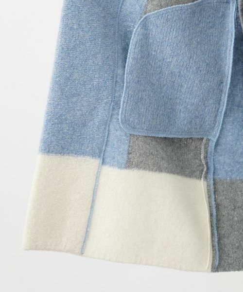 Leilian PLUS HOUSE / レリアンプラスハウス その他アウター | カラーブロックニットコート【BOURGE】 | 詳細17