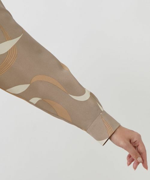 Leilian PLUS HOUSE / レリアンプラスハウス シャツ・ブラウス | アンティーク調リボン柄ブラウス | 詳細14