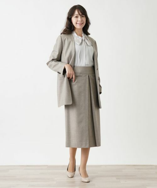 Leilian PLUS HOUSE / レリアンプラスハウス ミニ・ひざ丈スカート | タイトスカート【BOURGE】 | 詳細1