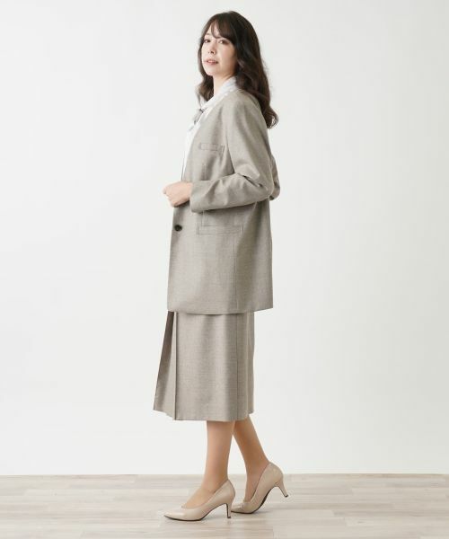 Leilian PLUS HOUSE / レリアンプラスハウス ミニ・ひざ丈スカート | タイトスカート【BOURGE】 | 詳細2