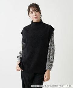 Leilian PLUS HOUSE / レリアンプラスハウス テーラードジャケット | ニットベスト【BOURGE】