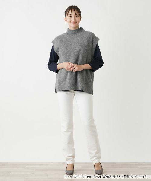 Leilian PLUS HOUSE / レリアンプラスハウス テーラードジャケット | ニットベスト【BOURGE】 | 詳細4