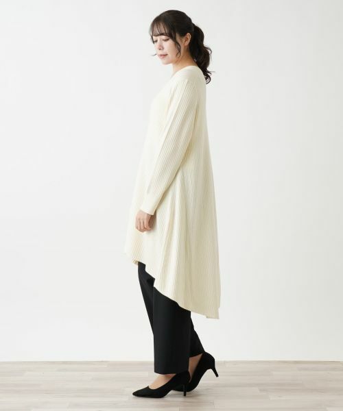 Leilian PLUS HOUSE / レリアンプラスハウス ニット・セーター | ロングニットプルオーバー【BOURGE】 | 詳細2