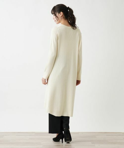 Leilian PLUS HOUSE / レリアンプラスハウス ニット・セーター | ロングニットプルオーバー【BOURGE】 | 詳細3