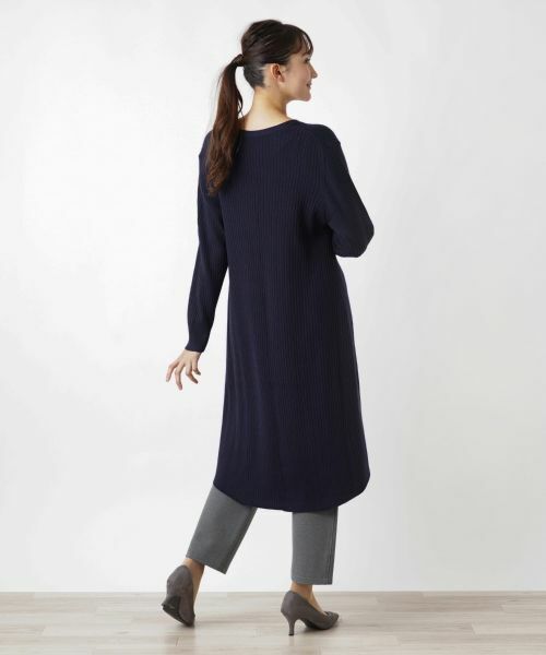 Leilian PLUS HOUSE / レリアンプラスハウス ニット・セーター | ロングニットプルオーバー【BOURGE】 | 詳細6