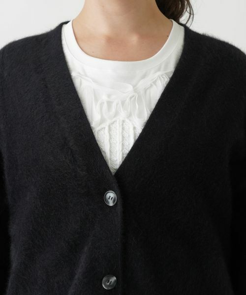 Leilian PLUS HOUSE / レリアンプラスハウス カーディガン・ボレロ | ショート丈カーディガン【BOURGE】 | 詳細10