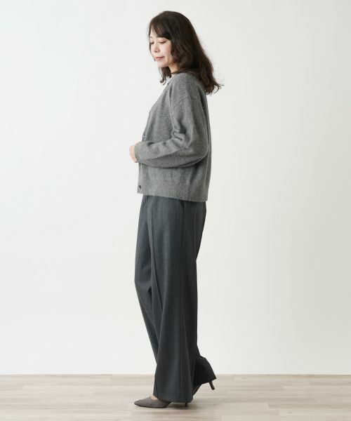 Leilian PLUS HOUSE / レリアンプラスハウス カーディガン・ボレロ | ショート丈カーディガン【BOURGE】 | 詳細2