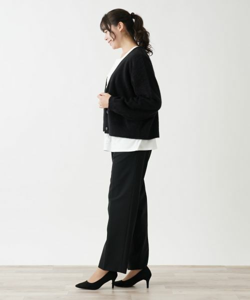 Leilian PLUS HOUSE / レリアンプラスハウス カーディガン・ボレロ | ショート丈カーディガン【BOURGE】 | 詳細5