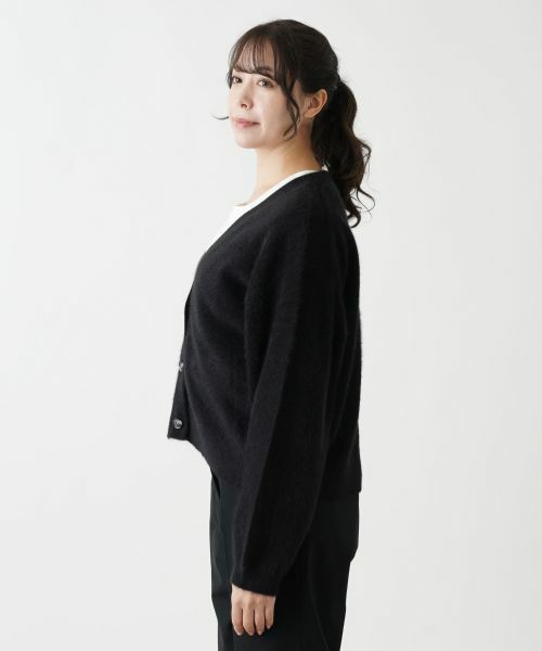 Leilian PLUS HOUSE / レリアンプラスハウス カーディガン・ボレロ | ショート丈カーディガン【BOURGE】 | 詳細8