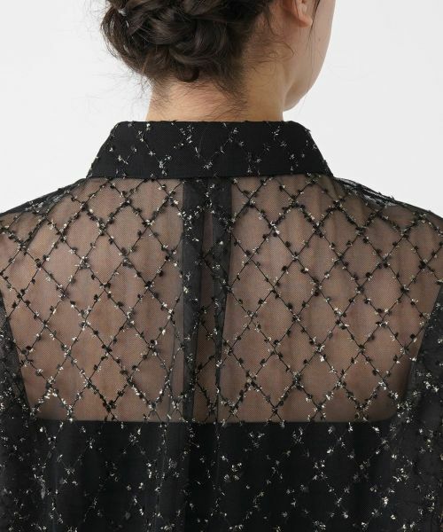 Leilian PLUS HOUSE / レリアンプラスハウス シャツ・ブラウス | チュールブラウス【Leilian WHITE LABEL】【BOURGE】 | 詳細12