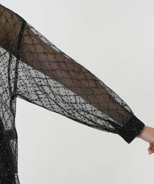 Leilian PLUS HOUSE / レリアンプラスハウス シャツ・ブラウス | チュールブラウス【Leilian WHITE LABEL】【BOURGE】 | 詳細14