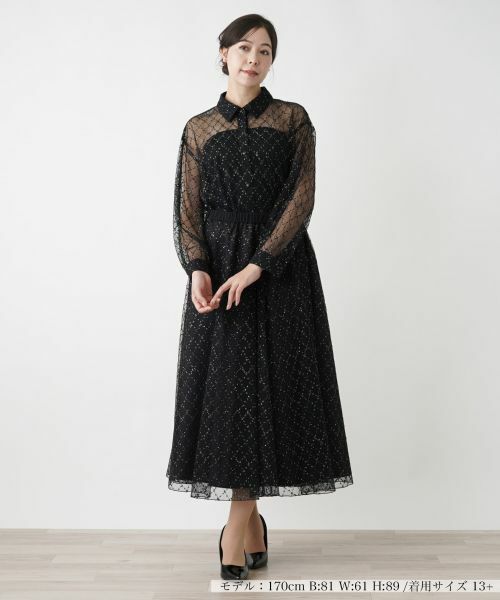 Leilian PLUS HOUSE / レリアンプラスハウス シャツ・ブラウス | チュールブラウス【Leilian WHITE LABEL】【BOURGE】 | 詳細5