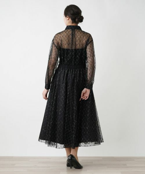 Leilian PLUS HOUSE / レリアンプラスハウス シャツ・ブラウス | チュールブラウス【Leilian WHITE LABEL】【BOURGE】 | 詳細7