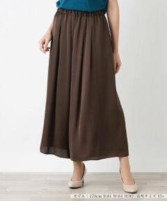 Leilian PLUS HOUSE / レリアンプラスハウス その他パンツ | ウエストゴム入りスカーチョ