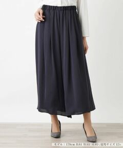 Leilian PLUS HOUSE / レリアンプラスハウス その他パンツ | ウエストゴム入りスカーチョ