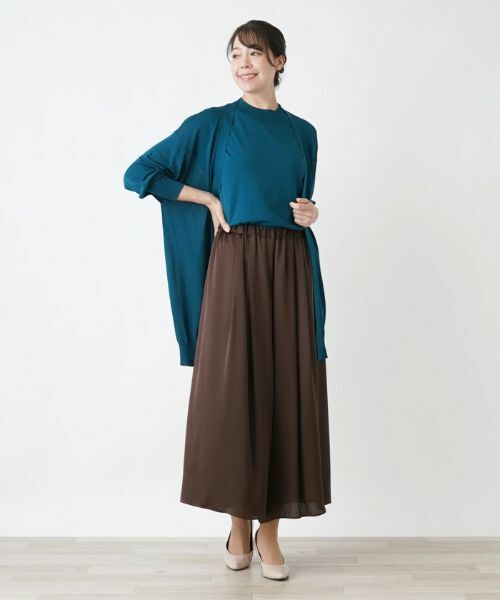 Leilian PLUS HOUSE / レリアンプラスハウス その他パンツ | ウエストゴム入りスカーチョ | 詳細1