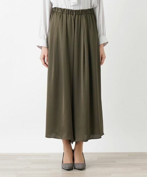 Leilian PLUS HOUSE / レリアンプラスハウス その他パンツ | ウエストゴム入りスカーチョ | 詳細13