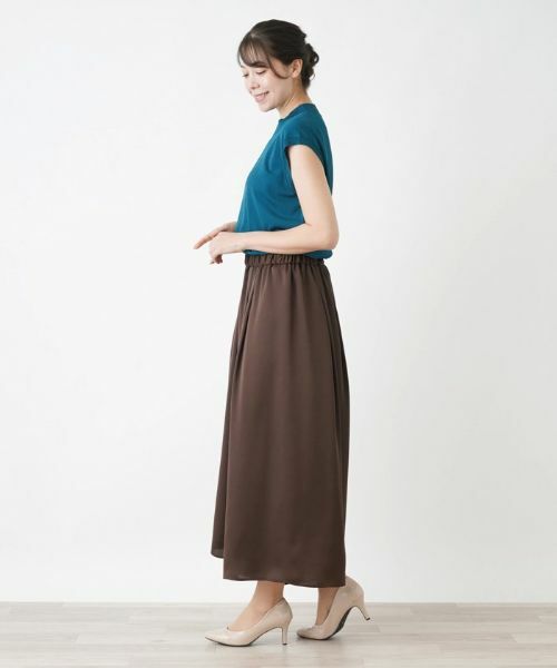 Leilian PLUS HOUSE / レリアンプラスハウス その他パンツ | ウエストゴム入りスカーチョ | 詳細2