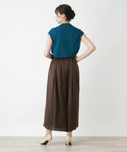 Leilian PLUS HOUSE / レリアンプラスハウス その他パンツ | ウエストゴム入りスカーチョ | 詳細3