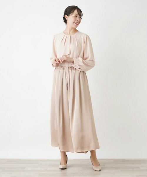 Leilian PLUS HOUSE / レリアンプラスハウス その他パンツ | ウエストゴム入りスカーチョ | 詳細4