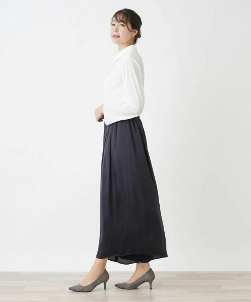 Leilian PLUS HOUSE / レリアンプラスハウス その他パンツ | ウエストゴム入りスカーチョ | 詳細8