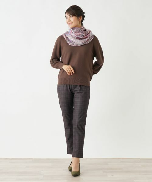 Leilian PLUS HOUSE / レリアンプラスハウス マフラー・ショール・スヌード・ストール | ストール【BINDA】 | 詳細2