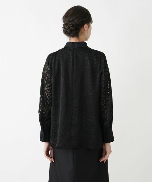 Leilian PLUS HOUSE / レリアンプラスハウス シャツ・ブラウス | スタンドカラーブラウス【BOURGE】 | 詳細10