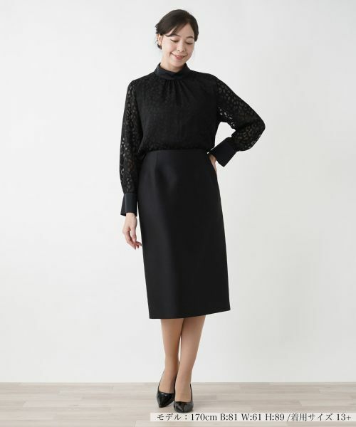 Leilian PLUS HOUSE / レリアンプラスハウス シャツ・ブラウス | スタンドカラーブラウス【BOURGE】 | 詳細5