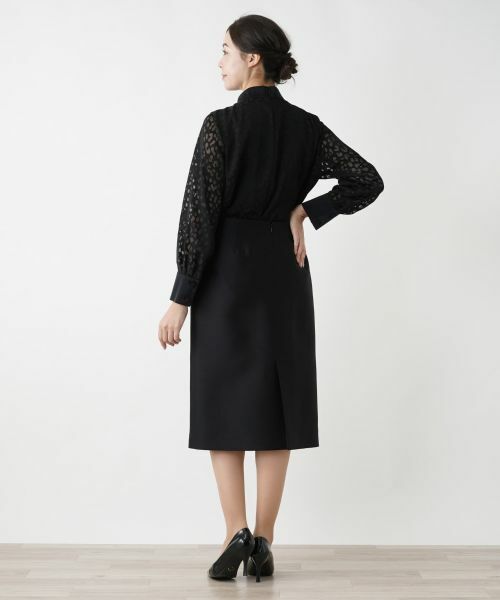 Leilian PLUS HOUSE / レリアンプラスハウス シャツ・ブラウス | スタンドカラーブラウス【BOURGE】 | 詳細7