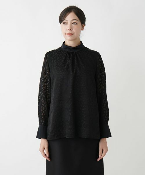 Leilian PLUS HOUSE / レリアンプラスハウス シャツ・ブラウス | スタンドカラーブラウス【BOURGE】 | 詳細8