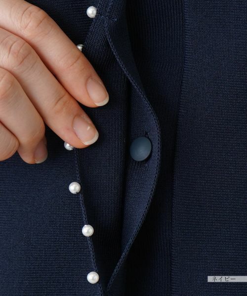 Leilian PLUS HOUSE / レリアンプラスハウス テーラードジャケット | 比翼ニットベスト【プラス企画】 | 詳細14