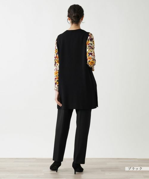 Leilian PLUS HOUSE / レリアンプラスハウス テーラードジャケット | 【店舗人気】ロングベスト【プラス企画】 | 詳細6