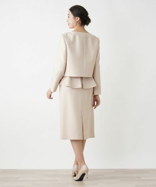 Leilian PLUS HOUSE / レリアンプラスハウス ミニ・ひざ丈スカート | ウエストフリルタイトスカート【BOURGE】 | 詳細6