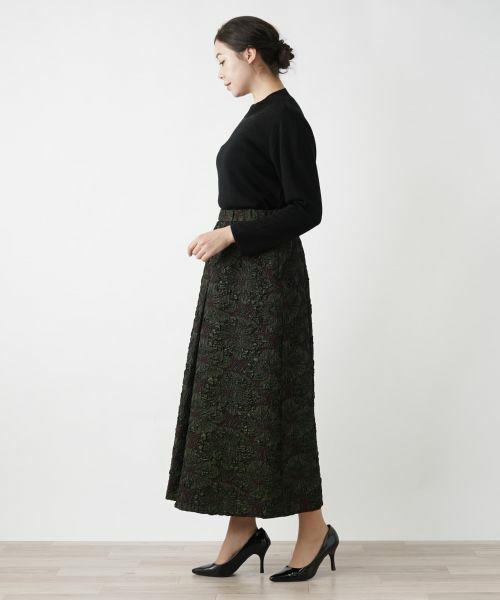 Leilian PLUS HOUSE / レリアンプラスハウス ミニ・ひざ丈スカート | ボックスプリーツスカート | 詳細2