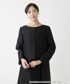 Leilian PLUS HOUSE / レリアンプラスハウス テーラードジャケット | ノーカラージャケット【BOURGE】
