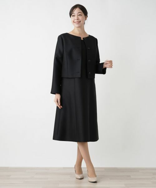 Leilian PLUS HOUSE / レリアンプラスハウス テーラードジャケット | ノーカラージャケット【BOURGE】 | 詳細1