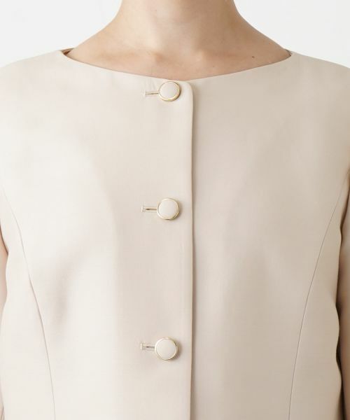 Leilian PLUS HOUSE / レリアンプラスハウス テーラードジャケット | ノーカラージャケット【BOURGE】 | 詳細11