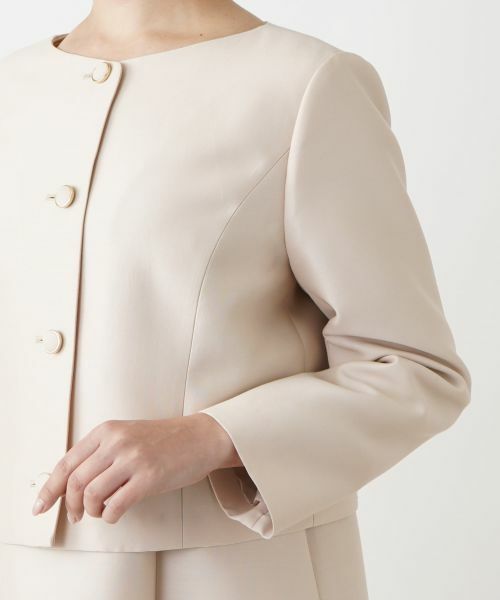 Leilian PLUS HOUSE / レリアンプラスハウス テーラードジャケット | ノーカラージャケット【BOURGE】 | 詳細13