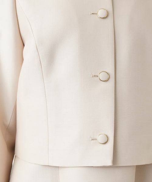 Leilian PLUS HOUSE / レリアンプラスハウス テーラードジャケット | ノーカラージャケット【BOURGE】 | 詳細15
