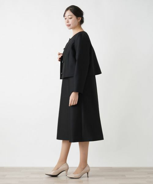 Leilian PLUS HOUSE / レリアンプラスハウス テーラードジャケット | ノーカラージャケット【BOURGE】 | 詳細2
