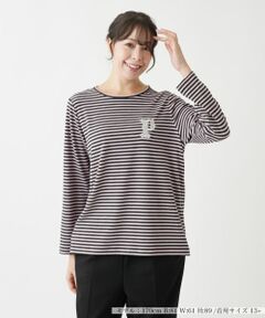 セール】 マリンボーダープルオーバー （Tシャツ）｜Leilian