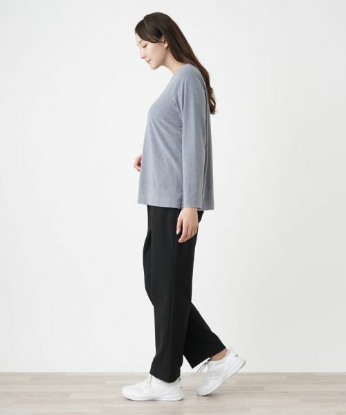 Leilian PLUS HOUSE / レリアンプラスハウス カットソー | 刺繍クルーネックカットソー【プラス企画】 | 詳細2