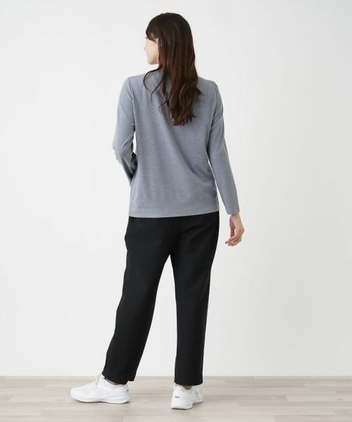 Leilian PLUS HOUSE / レリアンプラスハウス カットソー | 刺繍クルーネックカットソー【プラス企画】 | 詳細3