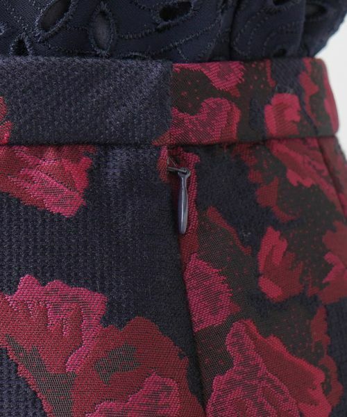 Leilian PLUS HOUSE / レリアンプラスハウス ミニ・ひざ丈スカート | Aラインジャカードスカート | 詳細9