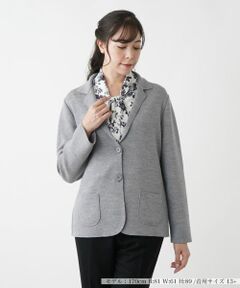 Leilian PLUS HOUSE / レリアンプラスハウス カーディガン・ボレロ | ニットテーラードジャケット